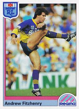 1992 Regina NSW Rugby League #47 Andrew Fitzhenry Front